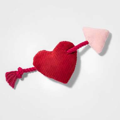 heart dog toy